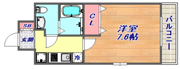 アーバンフラッツ王子公園の物件間取画像